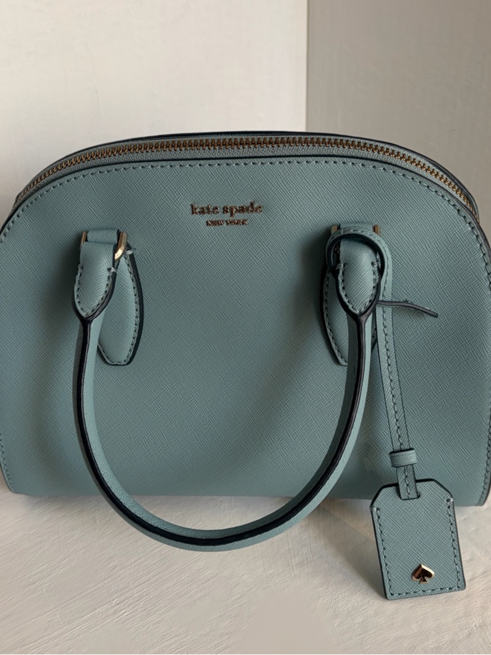 kate spade Seafoam Teal Blue Dome Satchel